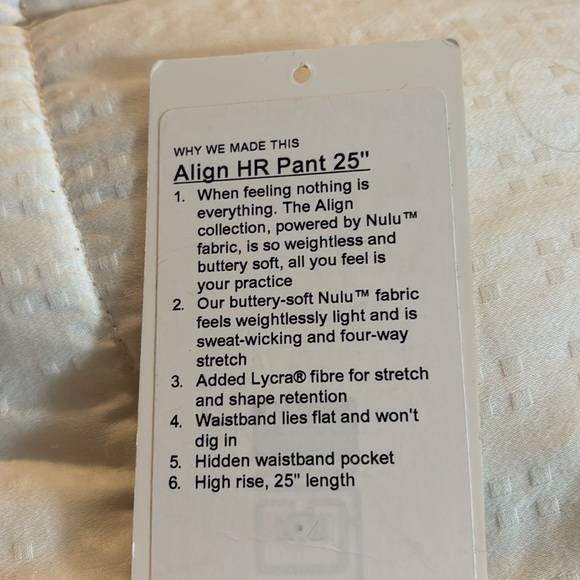 Lululemon Align HR Pant 25" - Picture 8 of 8